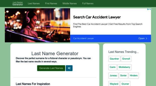 lastnamegenerator.org