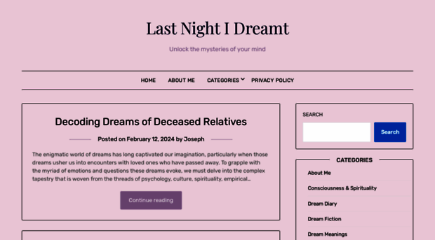 lastnightdreamt.com