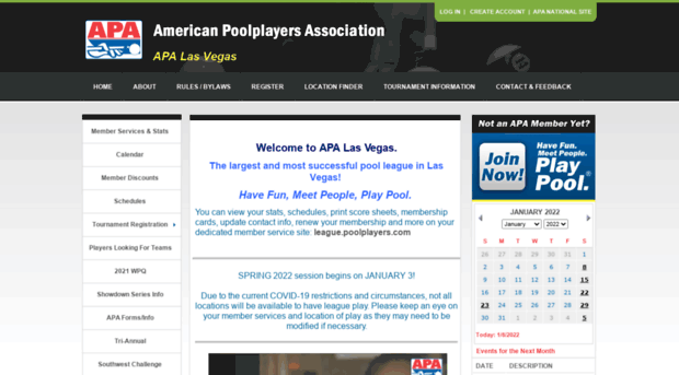 lasvegas.apaleagues.com