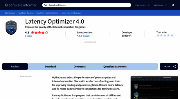 latency-optimizer.software.informer.com