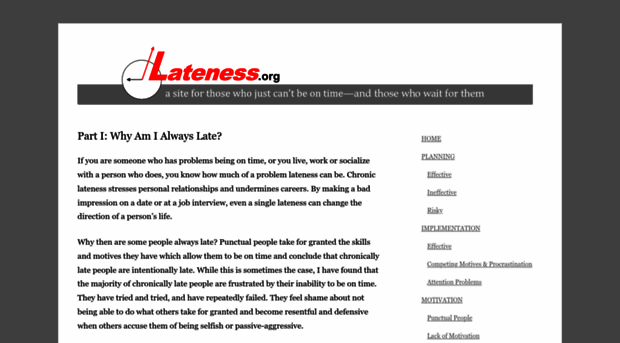 lateness.org