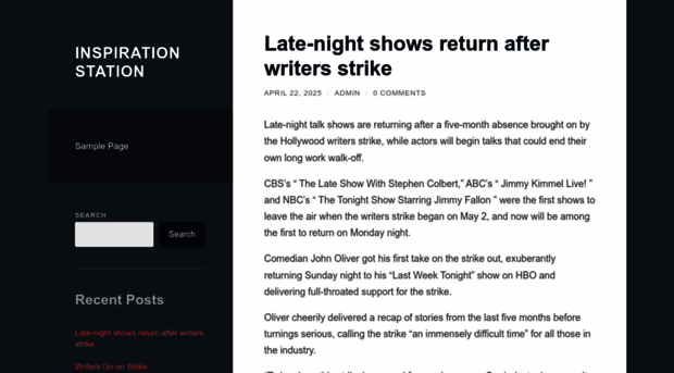 lateshowwritersonstrike.com