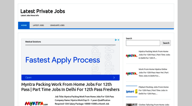 latestprivatejobs.com