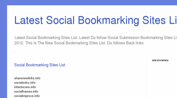 latestsocialbookmarkingsiteslist.com