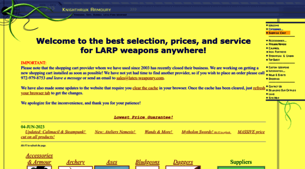 latex-weaponry.com