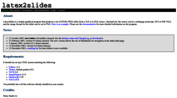 latex2slides.sourceforge.net