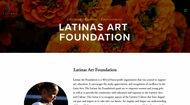 latinasartfoundation.org