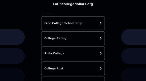 latincollegedollars.org