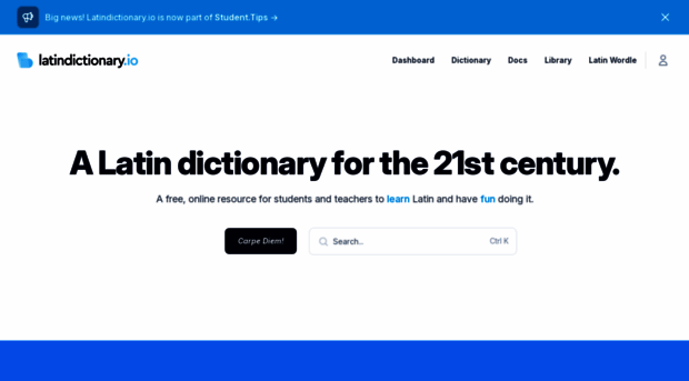 latindictionary.io