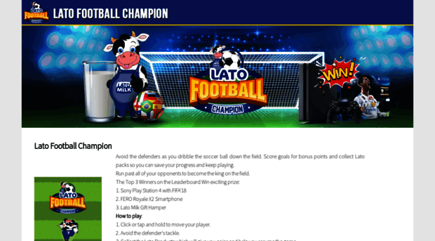 latofootballchampion.latomilk.com