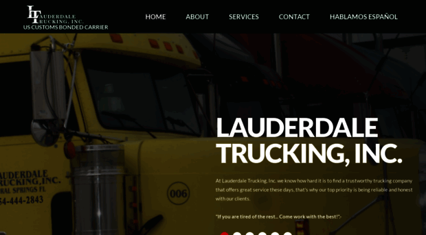 lauderdaletrucking.net