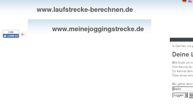 laufstrecke-berechnen.de