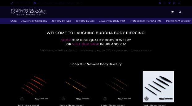 laughingbuddhabodypiercing.com