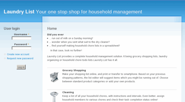 laundry-list.net
