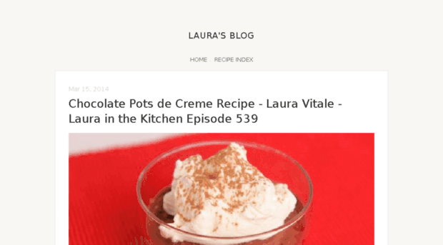 laurainthekitchen.cucumbertown.com