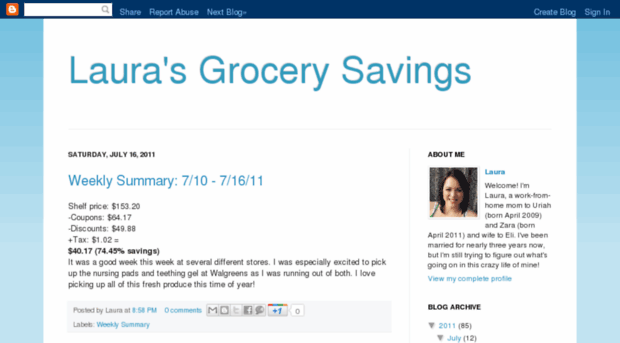 laurasgrocerysavings.blogspot.com