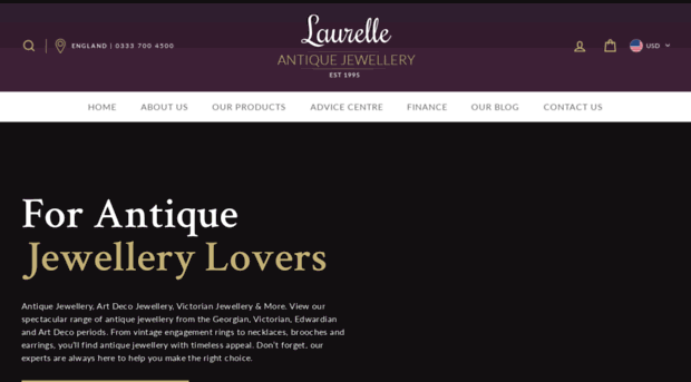 laurelleantiquejewellery.co.uk