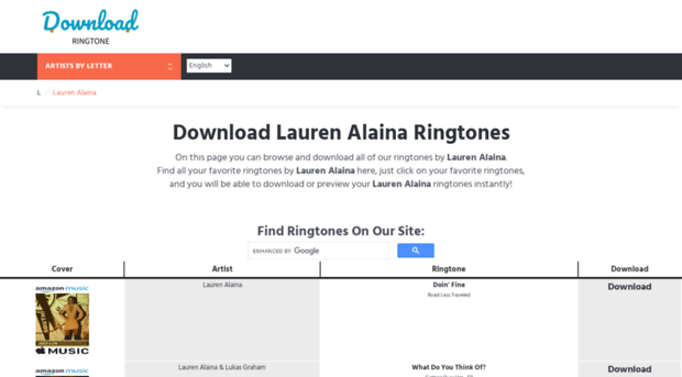 laurenalaina.download-ringtone.com