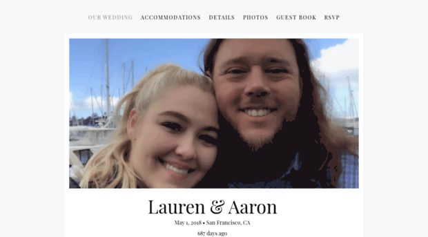 laurenandaarongetmarried.com