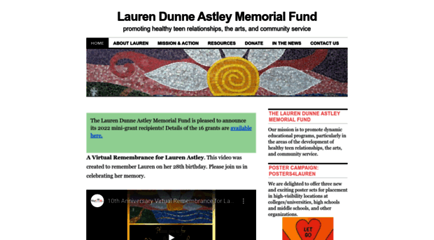 laurendunneastleymemorialfund.org