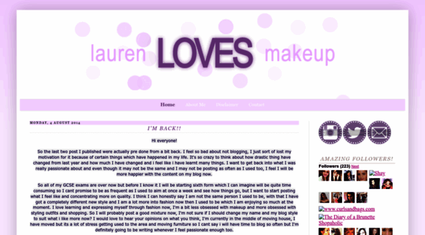 laurenlovesmakeupxoxo.blogspot.com