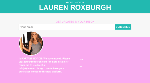 laurenroxburgh.vhx.tv