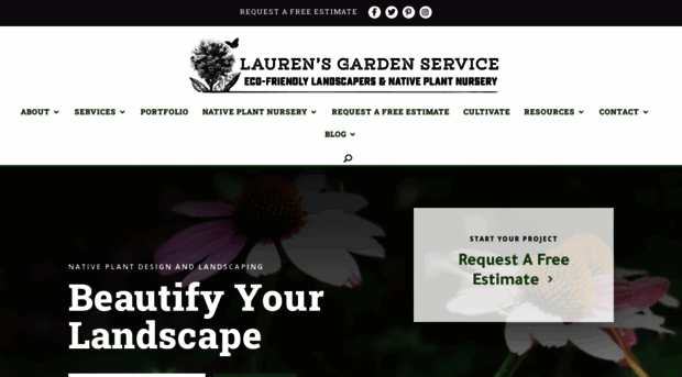 laurensgardenservice.com