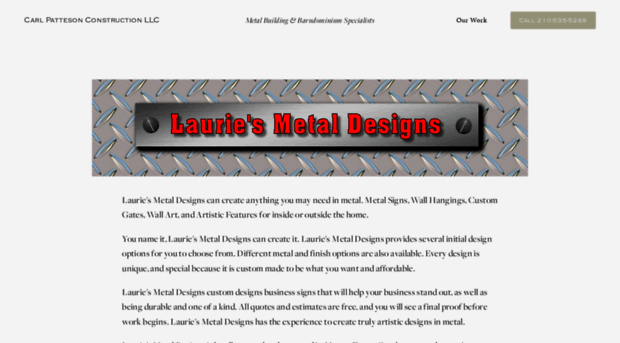 lauriesmetaldesigns.com