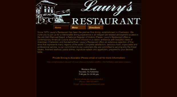 laurysrestaurant.com