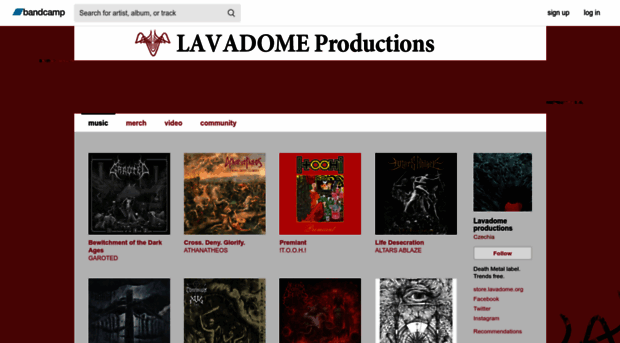 lavadome.bandcamp.com