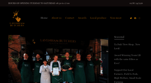 lavenhambutchers.com