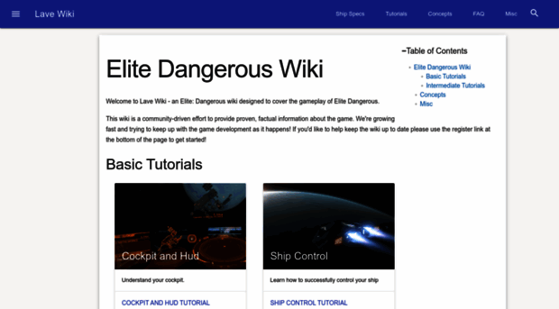 Elite series, Elite Dangerous Wiki