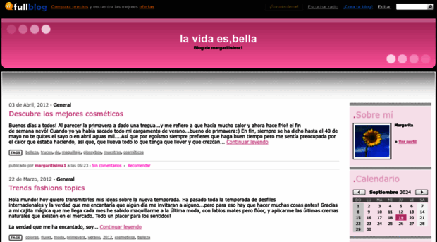 lavidaesbella.fullblog.com
