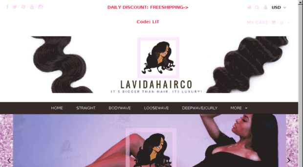 lavidahairco.com