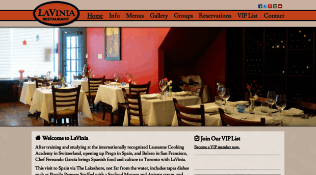 laviniarestaurant.com