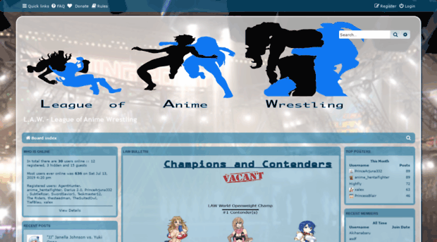 Anime Wrestling League AWL is a go  Anime Amino