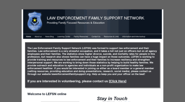 lawenforcementfamilysupport.org