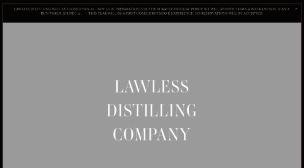 lawlessdistillingcompany.com