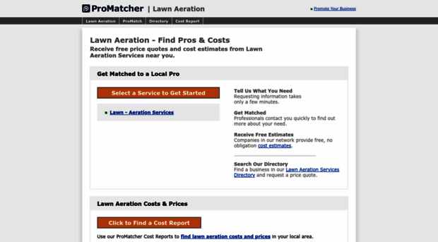 lawn-aeration.promatcher.com