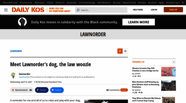 lawnorder.dailykos.com