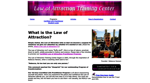 lawofattractiontrainingcenter.com