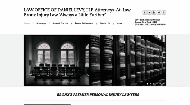 lawofficedaniellevy.com