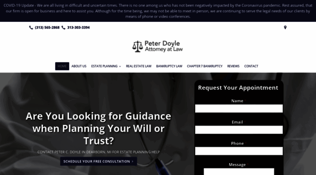 lawofficesofpeterdoyle.com