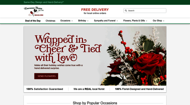 lawrenceflorist.net