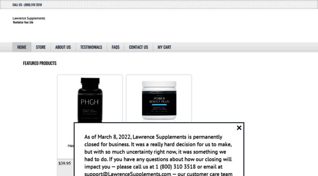 lawrencesupplements.com