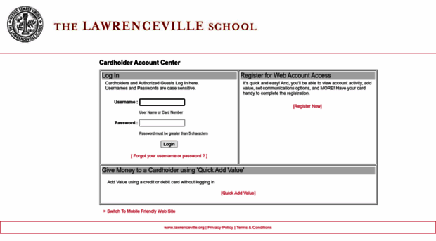 lawrenceville.campuscardcenter.com
