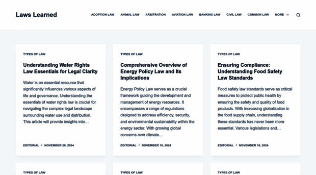 lawslearned.com
