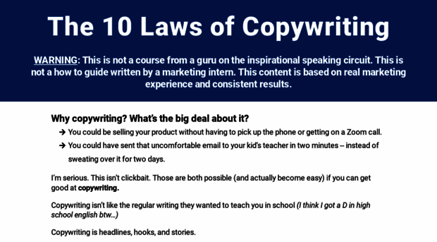 lawsofcopywriting.com