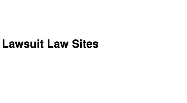 lawsuitlawsites.com