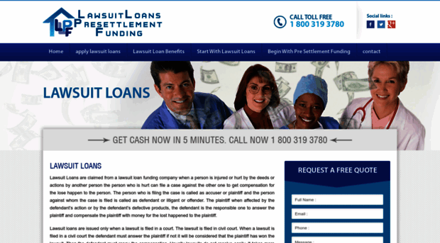 lawsuitloanspresettlementfunding.com